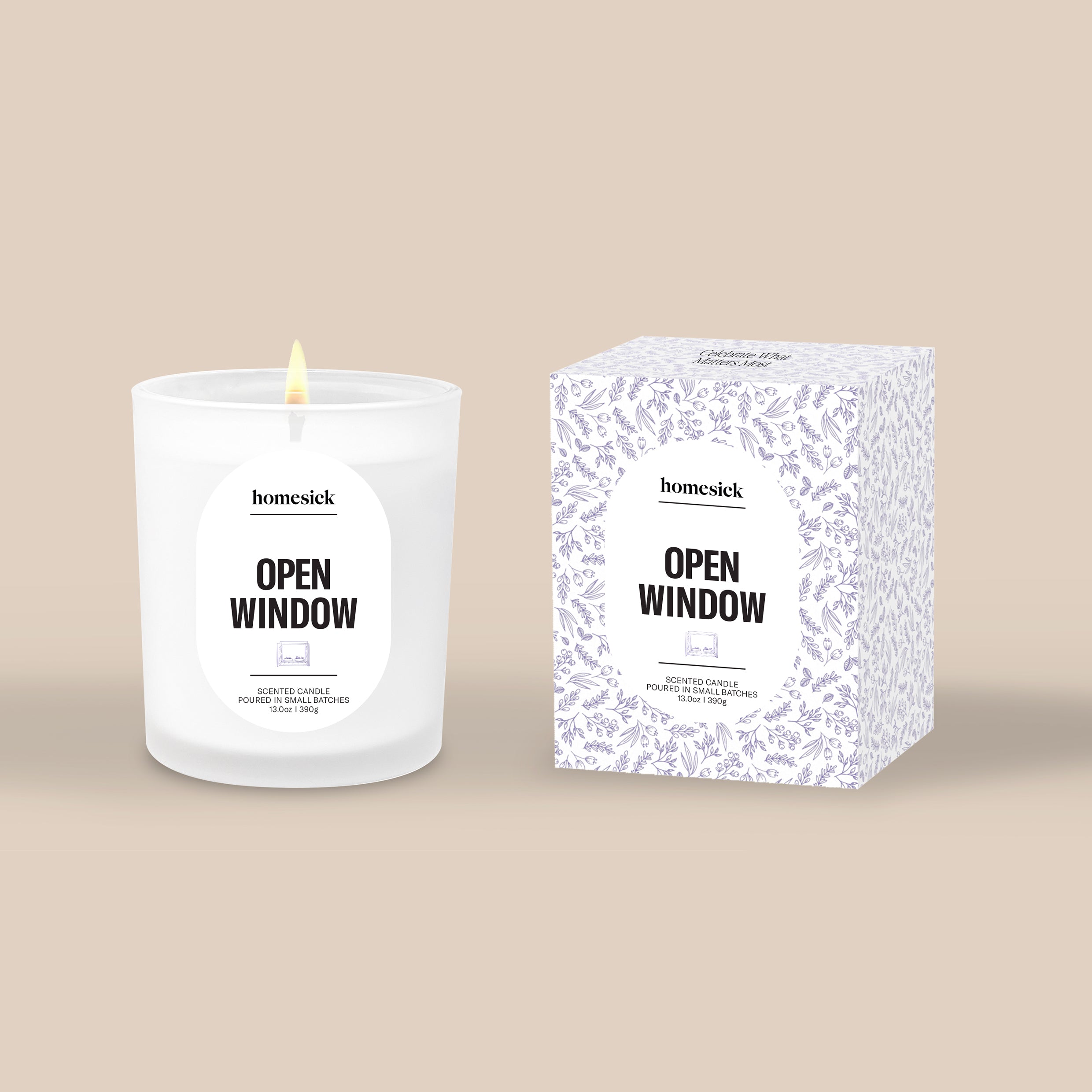 Open Window Candle